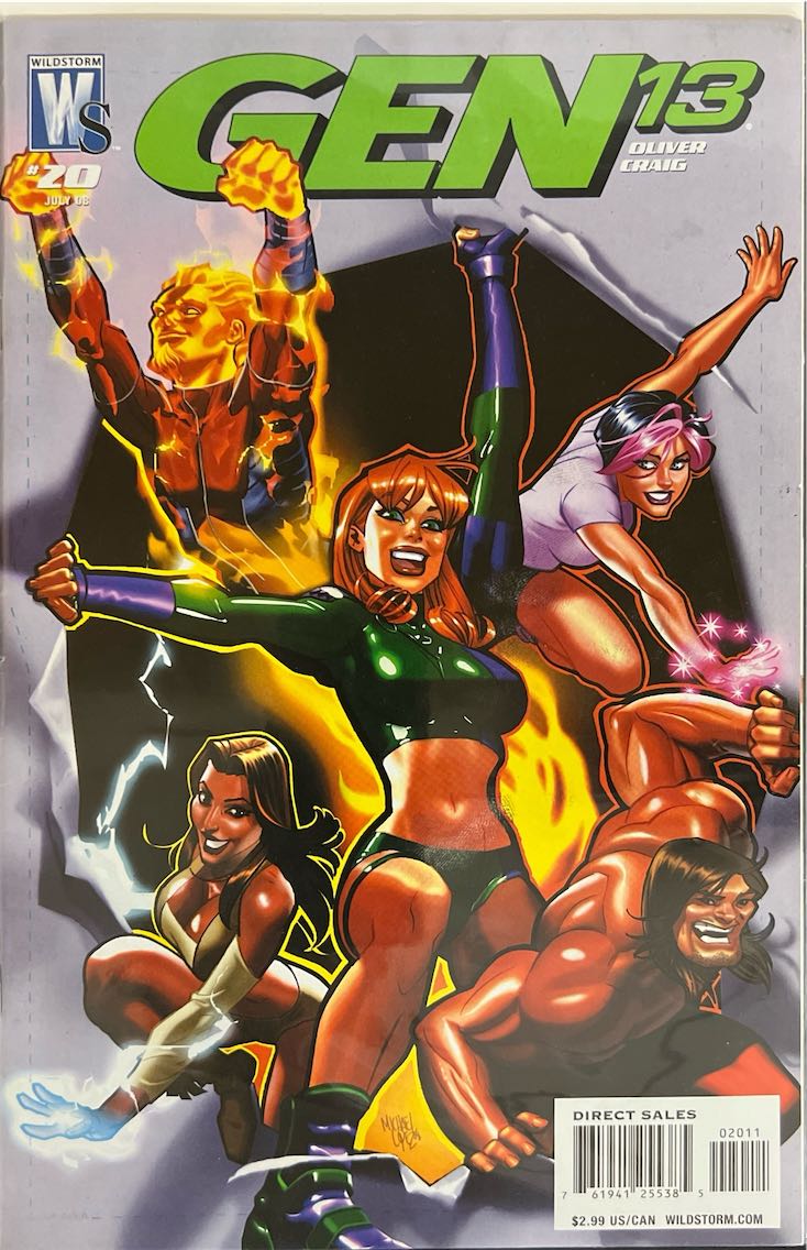 GEN 13, #020, (WildStorm, 1998) - Direct Sales