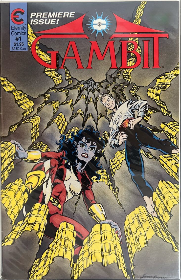 Gambit, #001, Premiere Issue! (Eternity Comics, 1993) - Direct Sales
