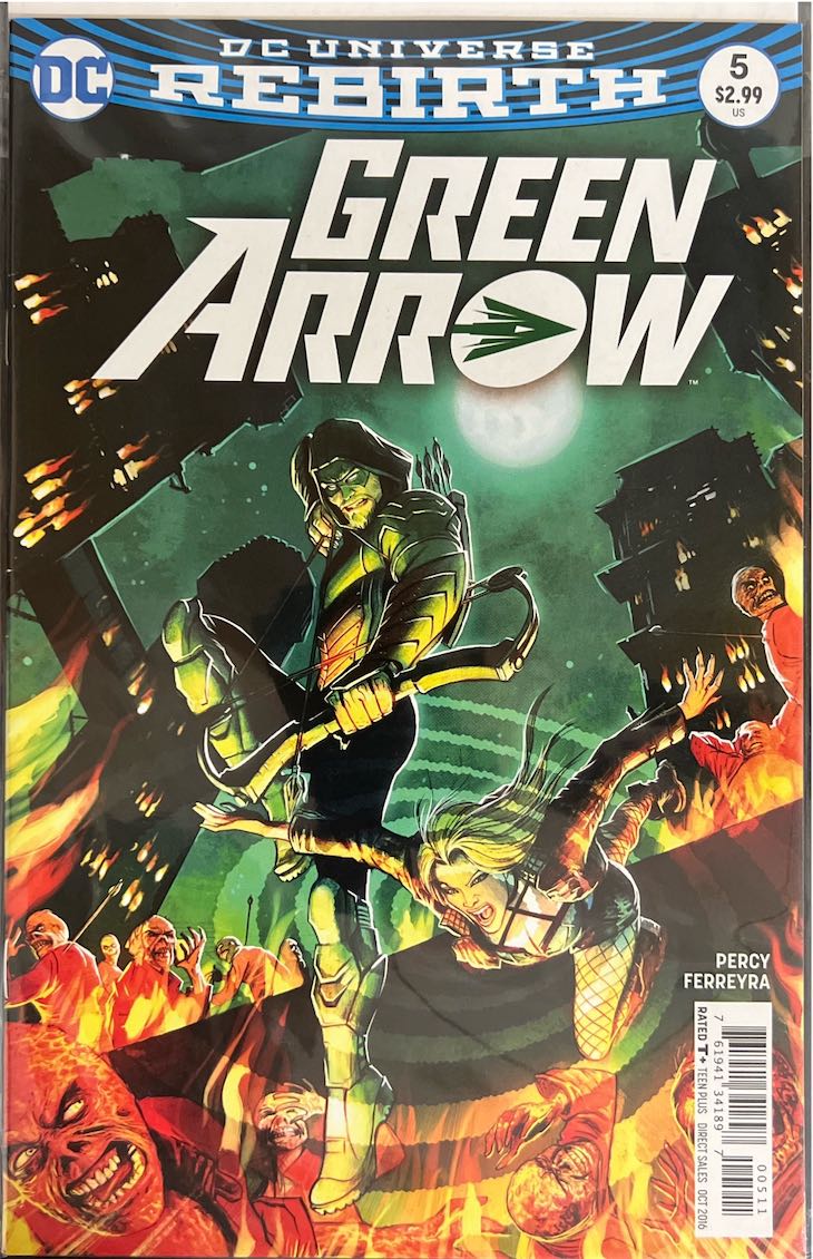 Green Arrow, #005, DC Universe Rebirth (DC Comics, 2016) - Direct Sales Edition