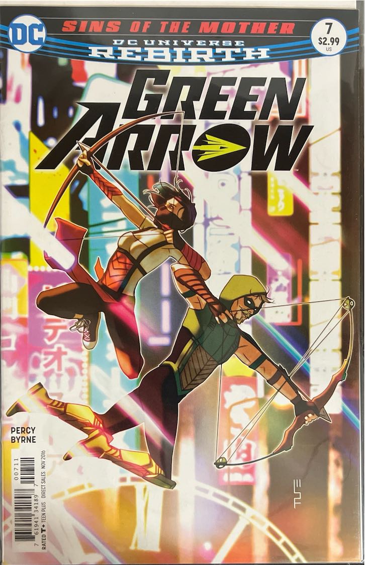 Green Arrow, #007, Sins of the Mother (DC Comics, 2016) - Direct Sales
