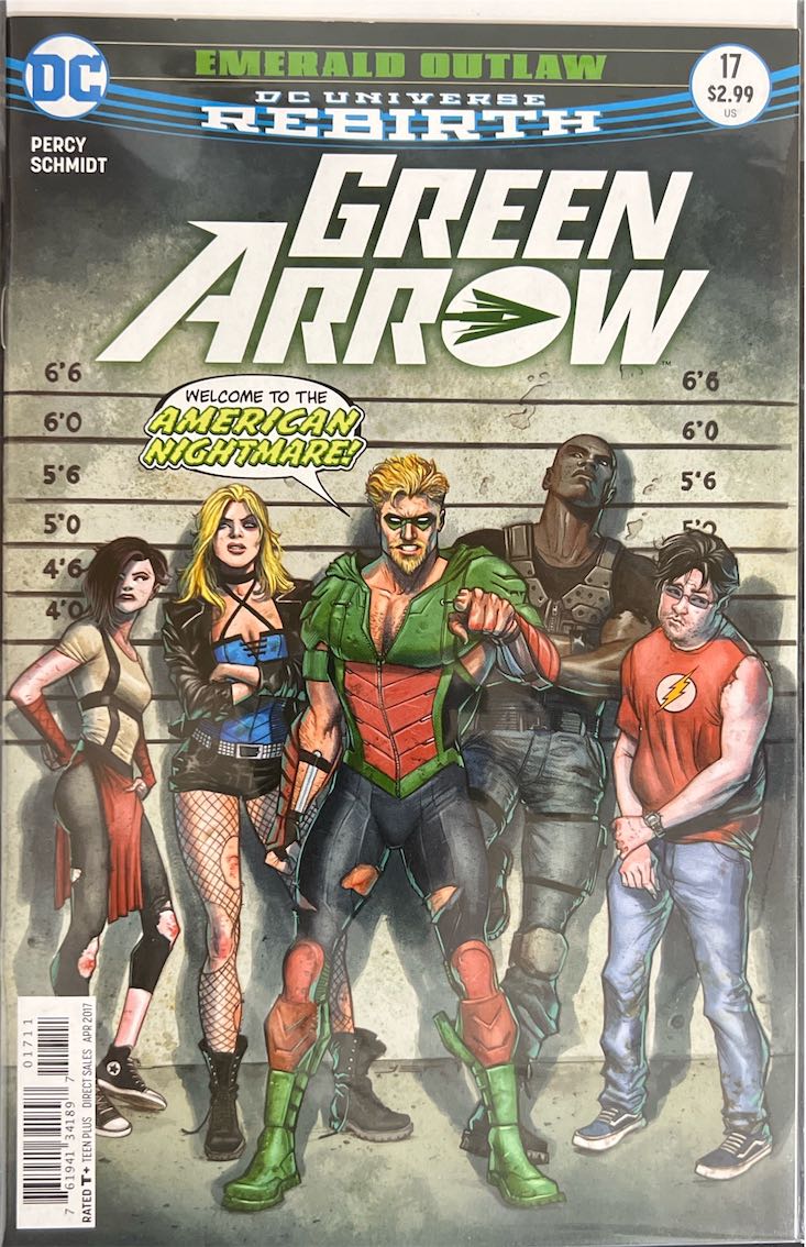 Green Arrow, #017, Emerald Outlaw (DC Comics, 2017) - Direct Sales