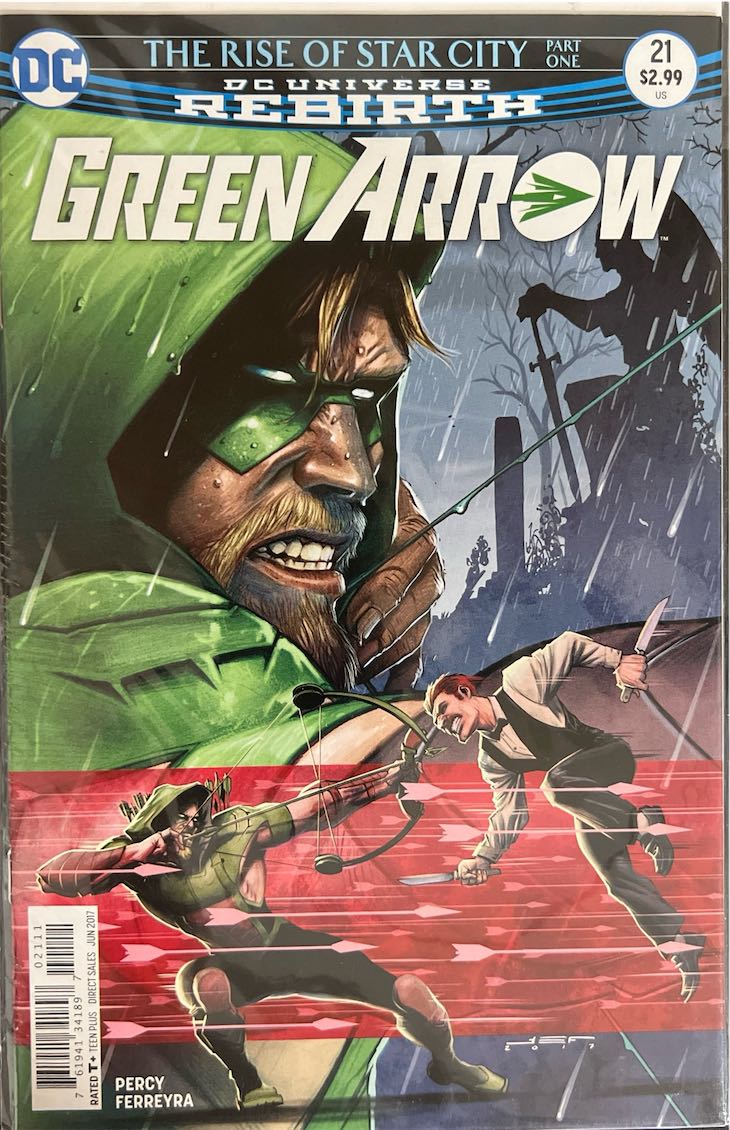 Green Arrow, #021, The Rise of Star City Part One (DC Comics, 2017) - Direct Sales Edition