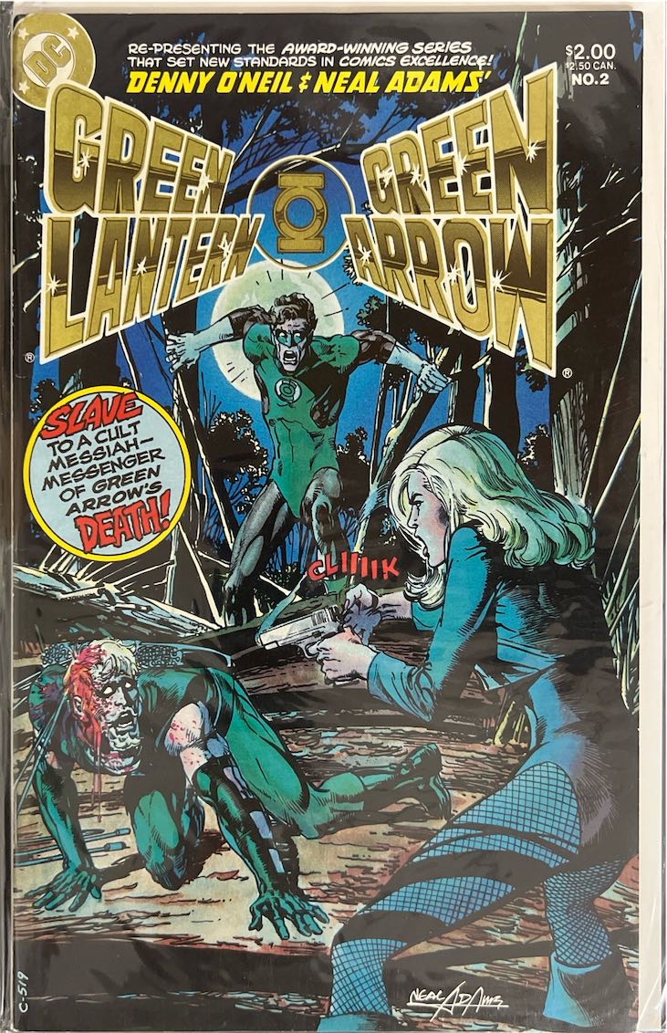 Green Lantern / Green Arrow, #2, Slave to a Cult! (DC Comics, 1983) - Direct Edition