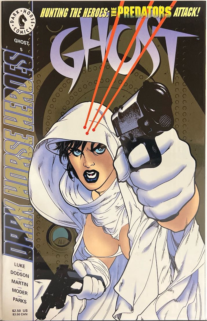 Ghost, #005, Hunting the Heroes: The Predators Attack! (Dark Horse Comics, 1994) - Direct Sales