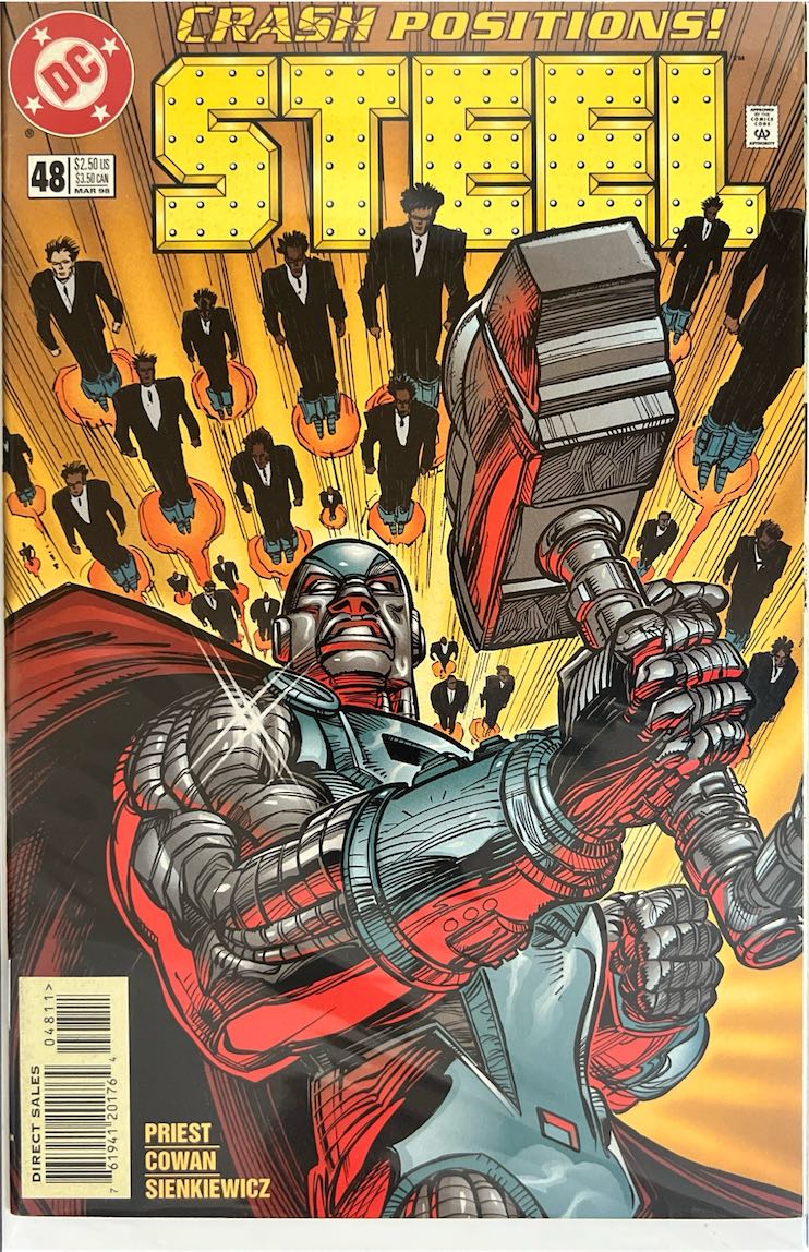 Steel, #048, Crash Positions! (DC, 1998) - Direct Sales