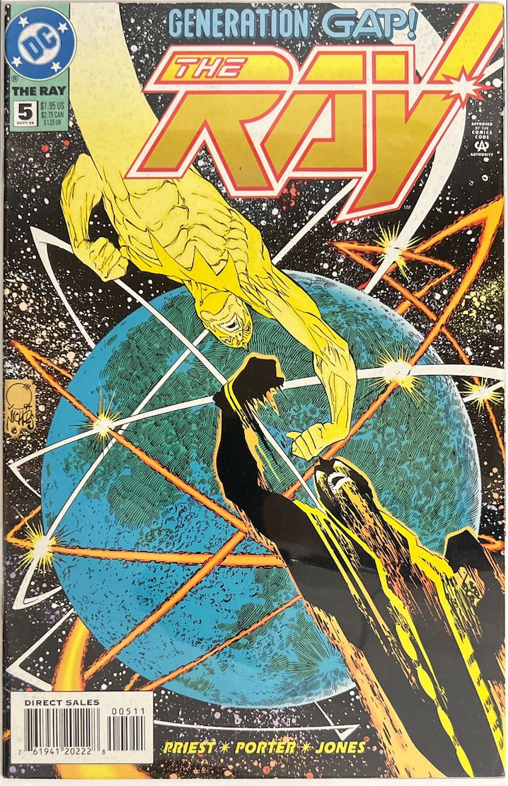 The Ray, #005, Generation Gap! (DC, 1995) - Direct Sales