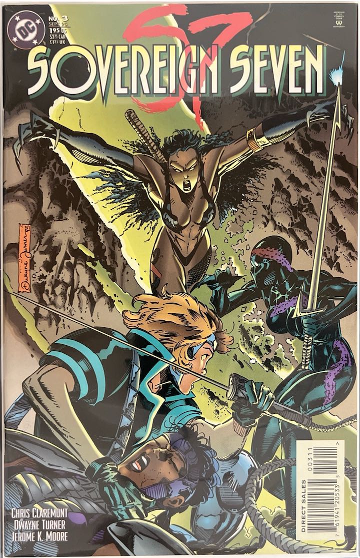 Sovereign Seven, #003 (DC Comics, 1995) - Direct Sales