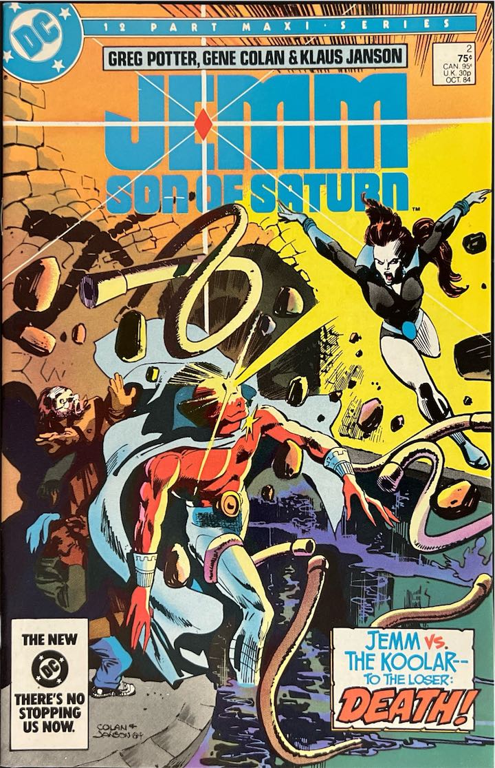 Jemm Son of Saturn, #002, Jemm vs. The Koolar – To The Loser: Death! (DC Comics, 1984) - Direct Edition