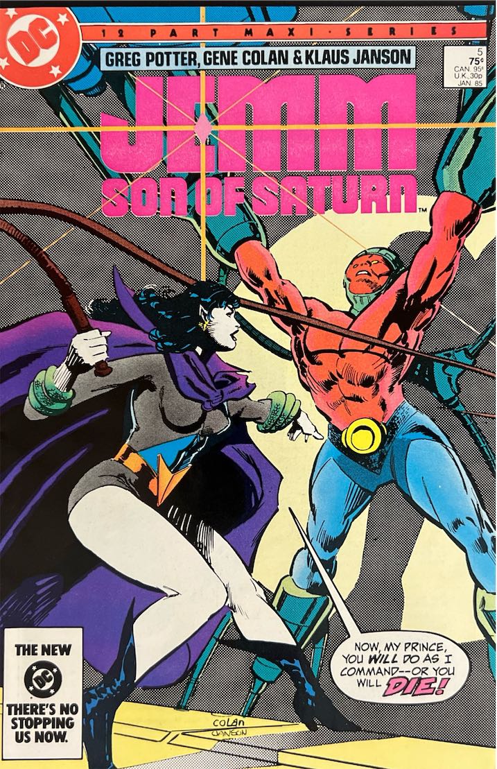 Jemm, Son of Saturn, #005 (DC Comics, 1985) - Direct Sales