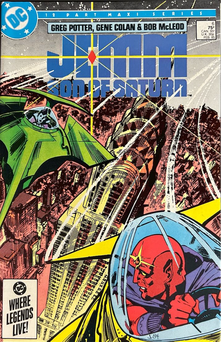 Jemm, Son of Saturn, #006 (DC, 1985) - Direct Sales