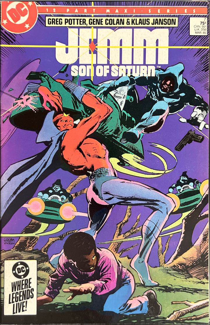 Jemm, Son of Saturn, #007, 12 Part Maxi-Series (DC Comics, 1985) - Direct Sales