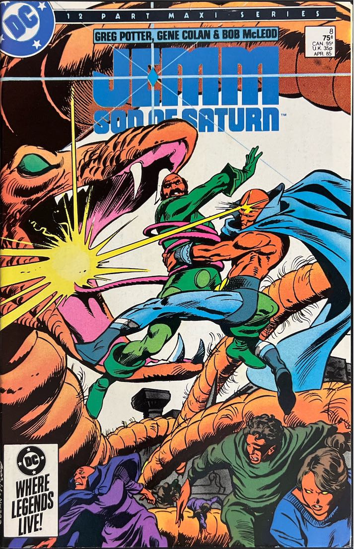 Jemm, Son of Saturn, #008 (DC Comics, 1985) - Direct Sales Edition
