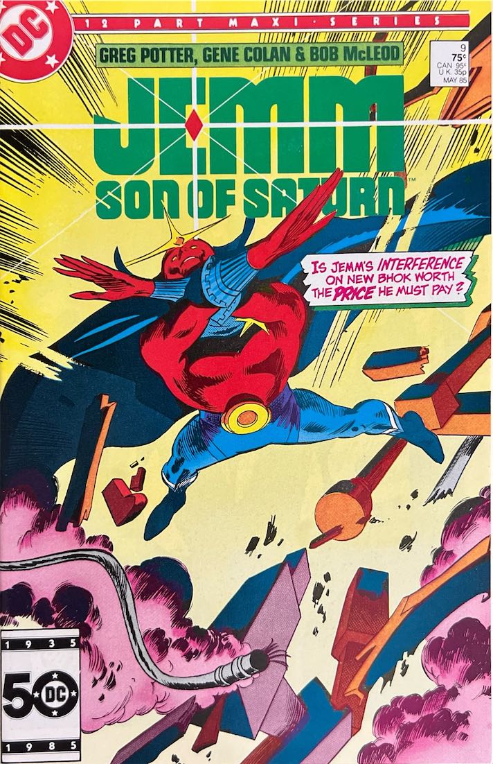 Jemm, Son of Saturn, #009, (DC Comics, 1985) - Direct Sales