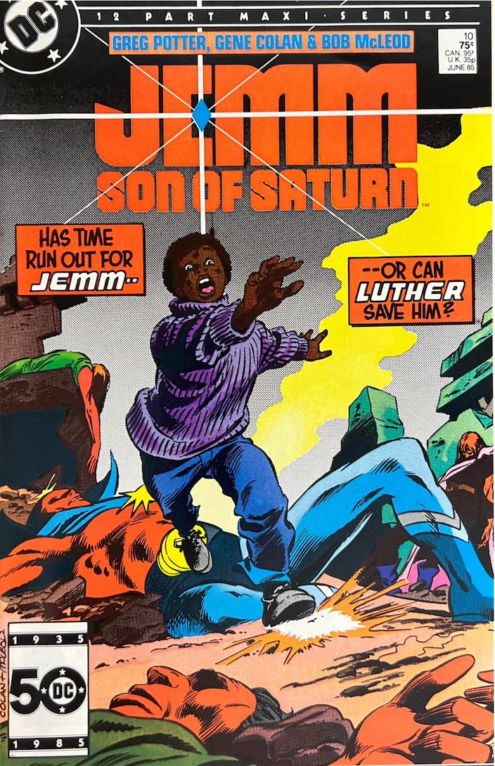 Jemm, Son of Saturn, #010, Part 10 of 12 (DC Comics, 1985) - Newsstand Edition