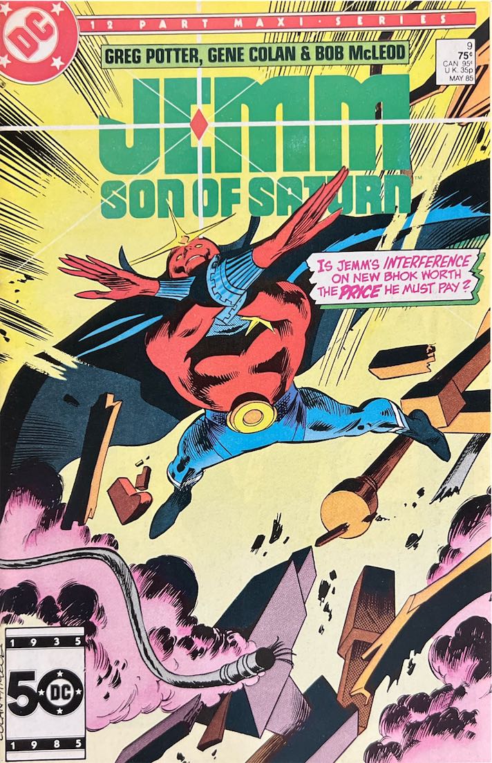 Jemm, Son of Saturn, #009 (DC Comics, 1985) - Direct Sales Edition