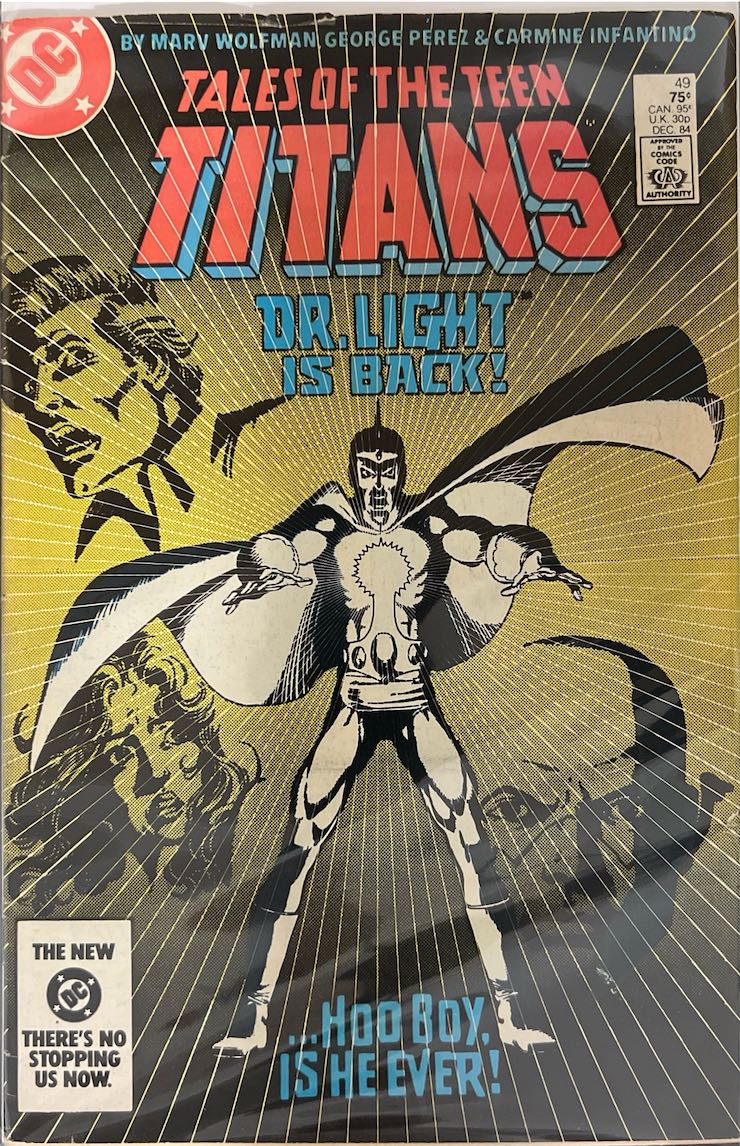 Tales of the Teen Titans, #049, Dr. Light Is Back! (DC Comics, 1984) - Direct Sales