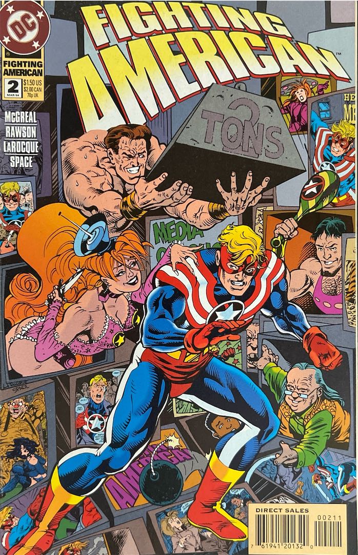 Fighting American, #002, (DC Comics, 1994) - Direct Sales