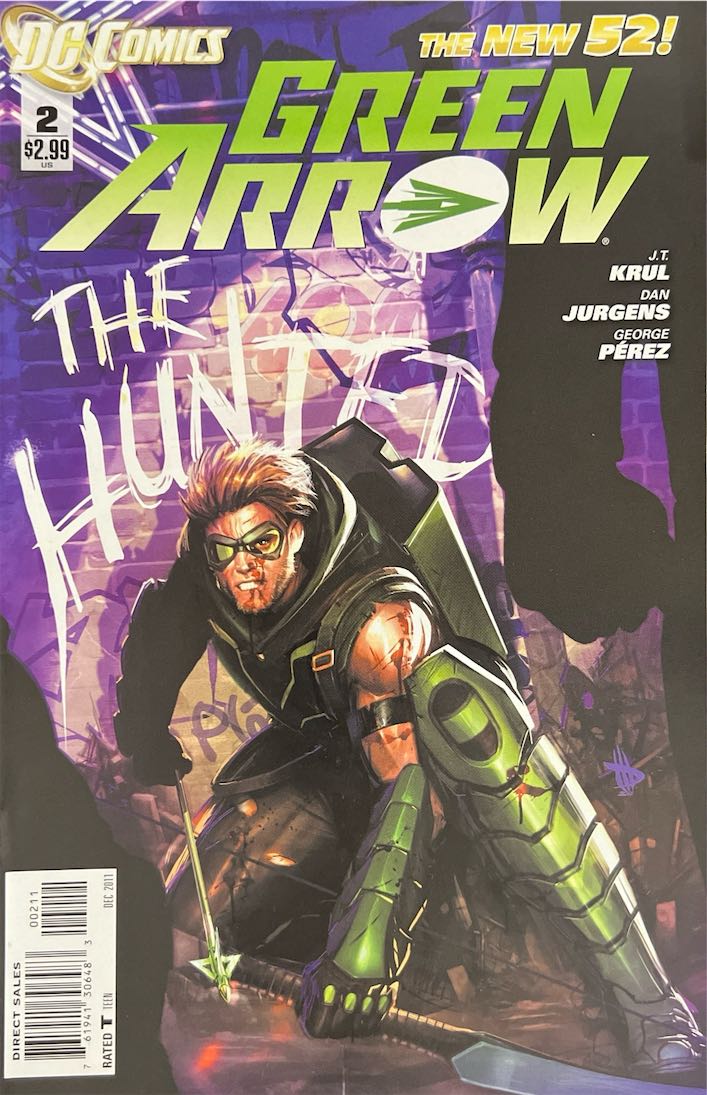 Green Arrow, #002, The Hunted (DC Comics, 2011) - Direct Sales