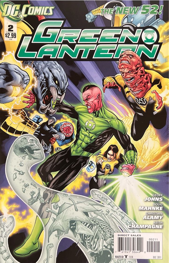 Green Lantern, #002, The New 52! (DC Comics, 2011) - Direct Sales