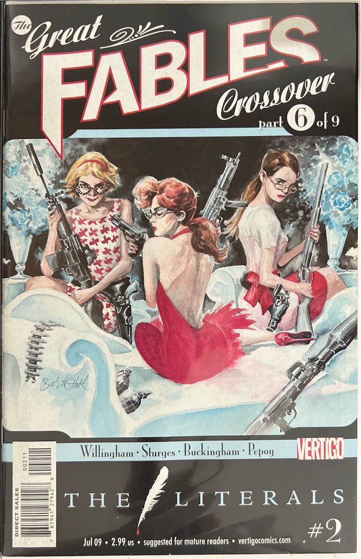 The Great Fables Crossover, #002, The Literals (Vertigo, 2009) - Direct Sales