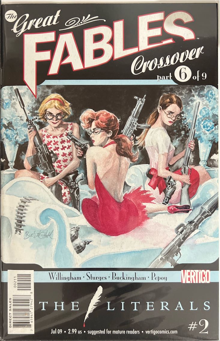 The Great Fables Crossover, #002, The Literals (Vertigo, 2009) - Direct Sales