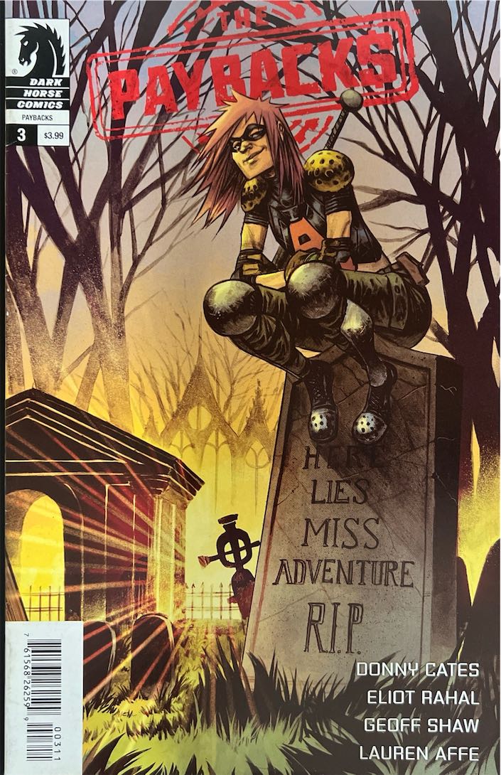 The Paybacks, #003 (Dark Horse Comics, 2015) - Direct Edition