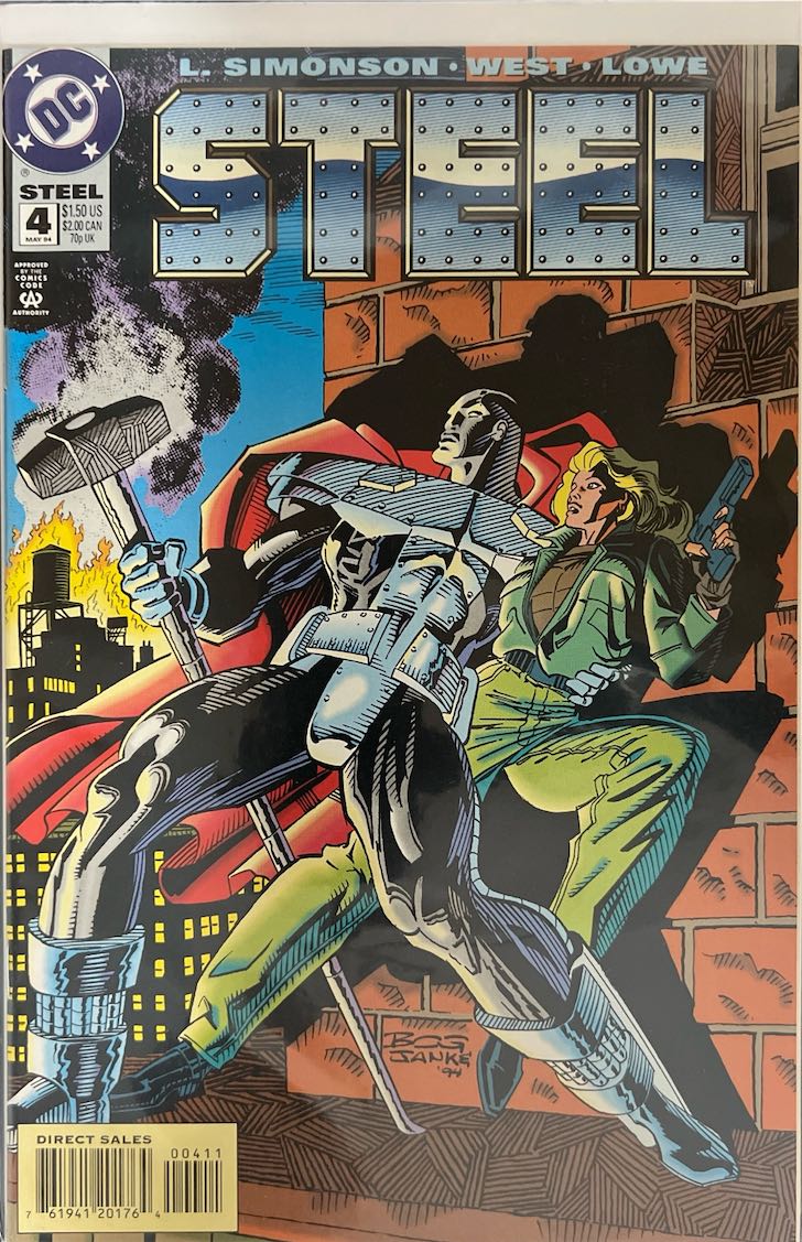 Steel, #004 (DC Comics, 1994) - Direct Sales