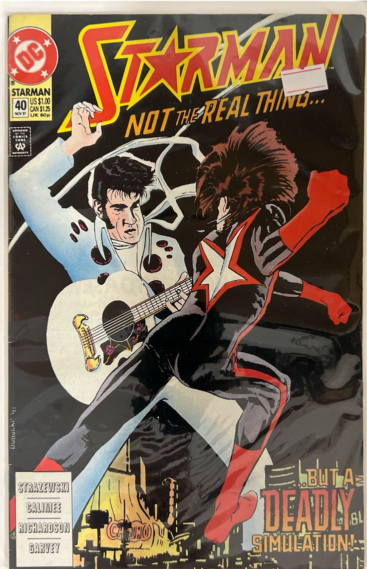 Starman, #040, Not the Real Thing... (DC, 1991) - Newsstand Edition