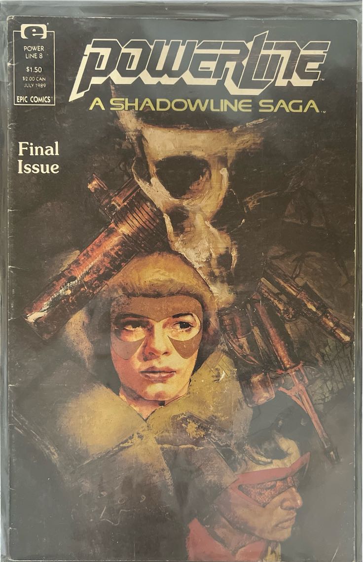 Powerline, #008, A Shadowline Saga (Epic Comics, 1989) - Direct Sales