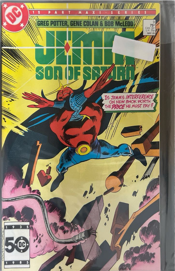Jemm, Son of Saturn, #009 (DC Comics, 1985) - Direct Sales