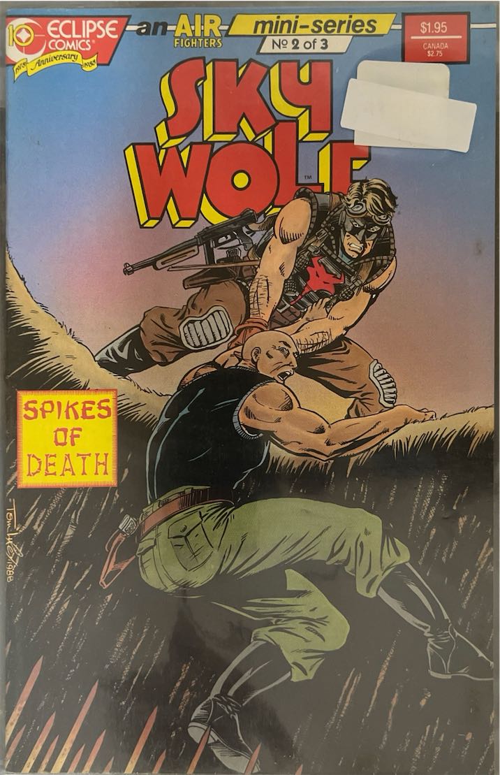 Sky Wolf, #002, Spikes of Death (Eclipse Comics, 1987) - Direct Sales