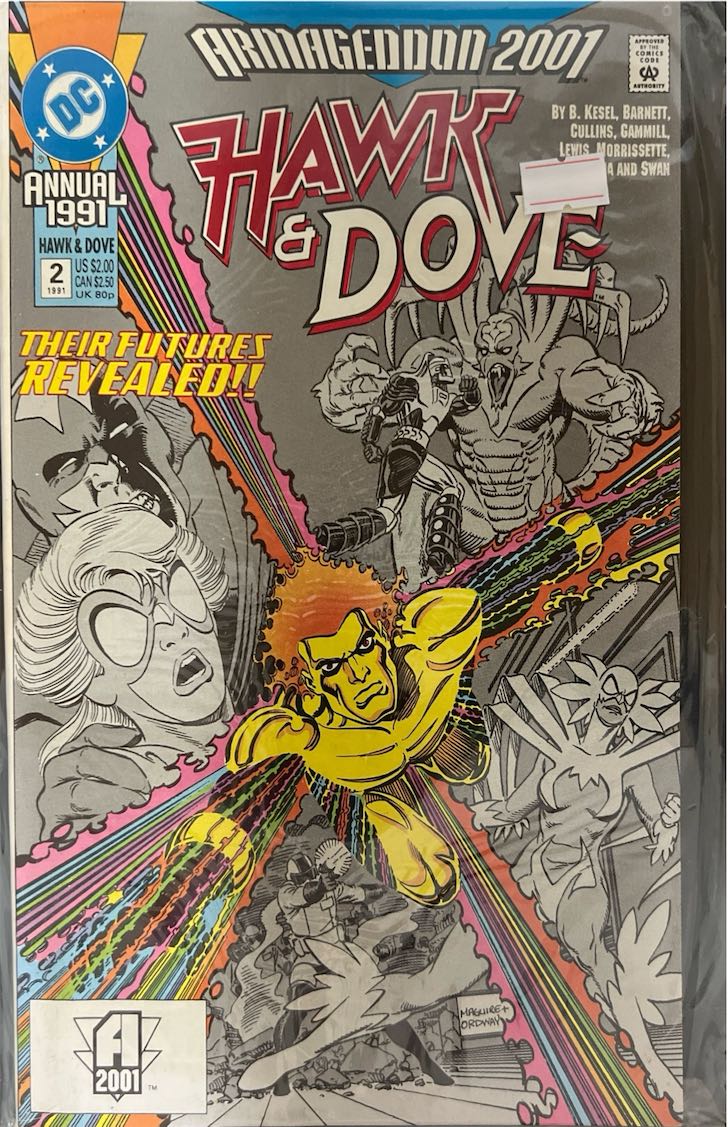 Hawk & Dove, Annual, 002, Their Futures Revealed! (DC, 1991) - Direct Sales