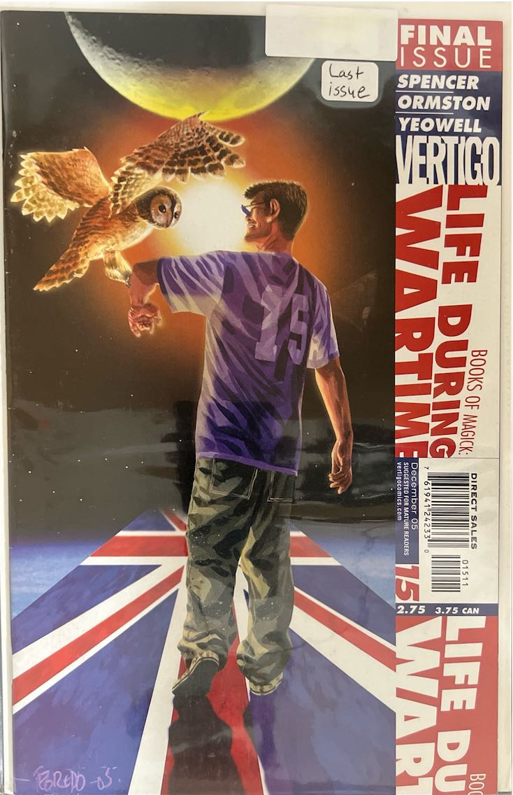 Books of Magick: Life During Wartime, #015, Final Issue (Vertigo, 2005) - Direct Sales