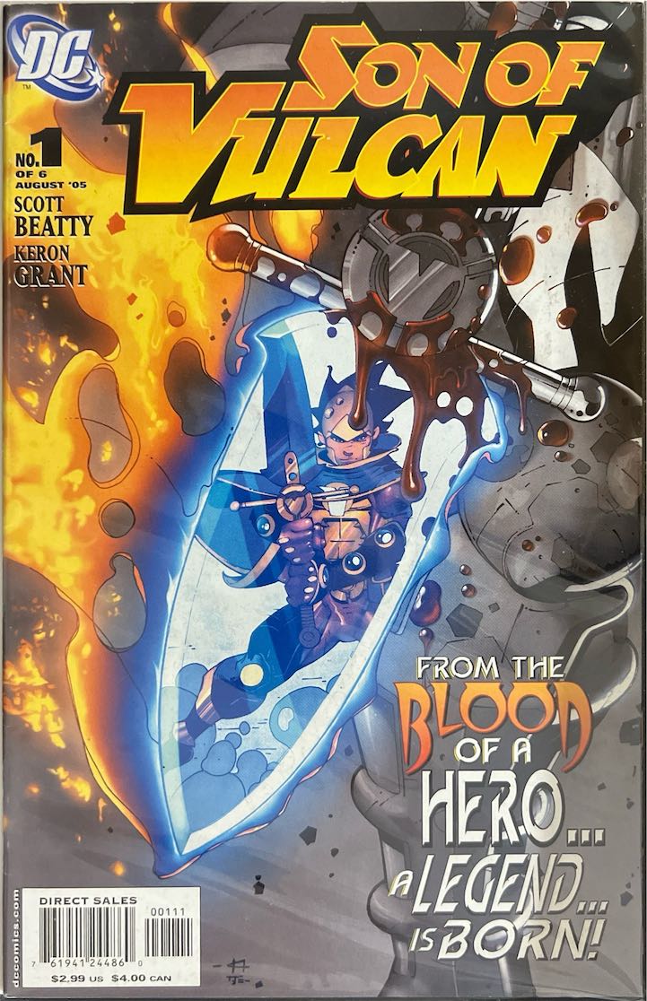 Son of Vulcan, #001, From the Blood of a Hero... A Legend is Born! (DC Comics, 2005) - Direct Sales