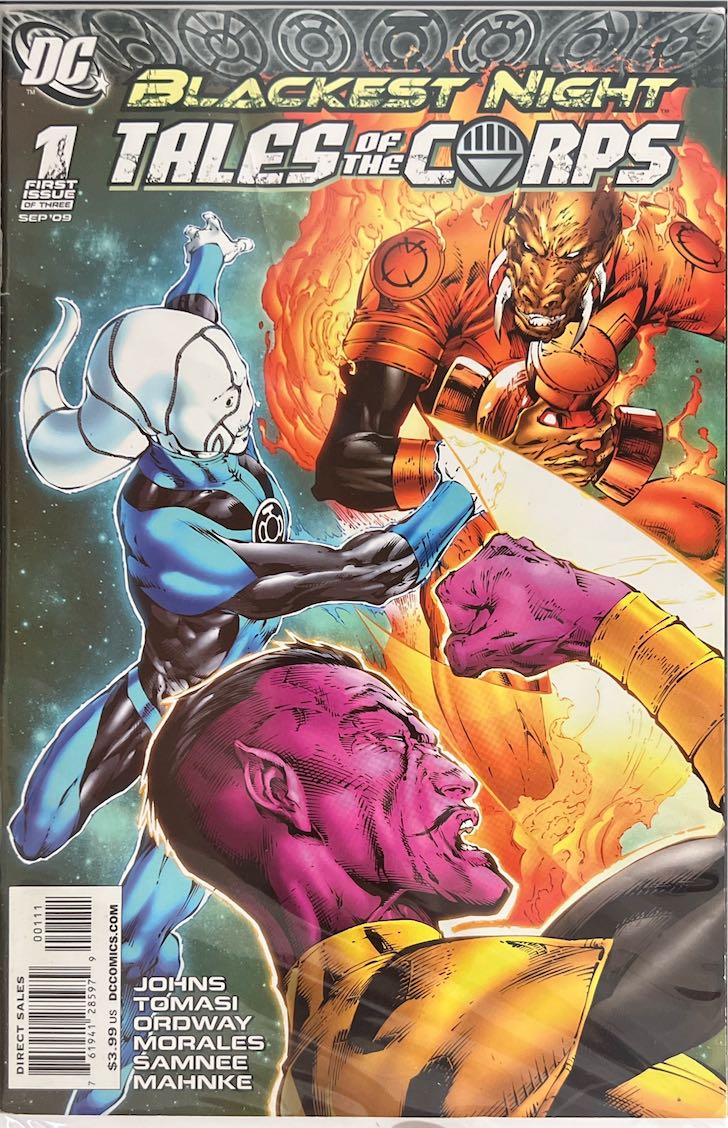Blackest Night: Tales of the Corps, #001, (DC Comics, 2009) - Direct Sales