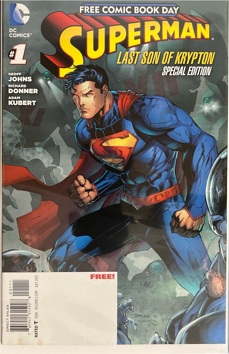 Superman, #001, Last Son of Krypton (DC Comics, 2013) - Direct Sales Edition