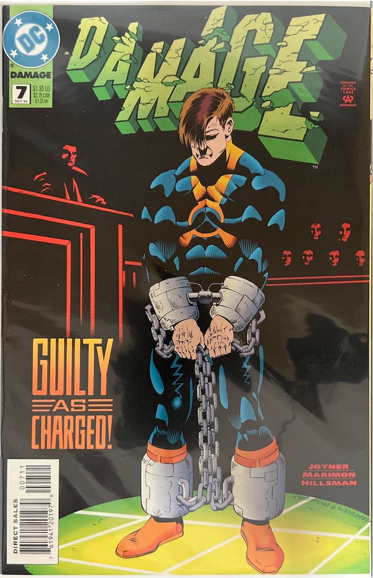 Damage, #007, Guilty as Charged! (DC Comics, 1994) - Direct Sales