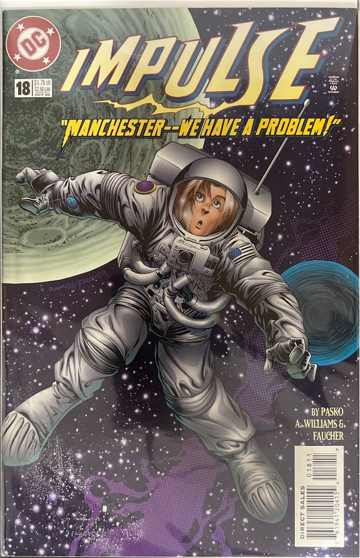 Impulse, #018, "Manchester--We Have a Problem!" (DC, 1996) - Direct Sales