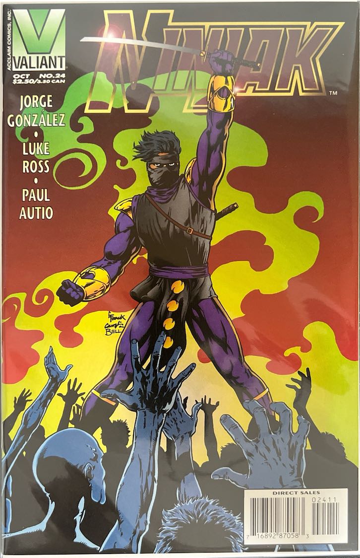 Ninjak, #024, (Valiant Comics, 1995) - Direct Sales