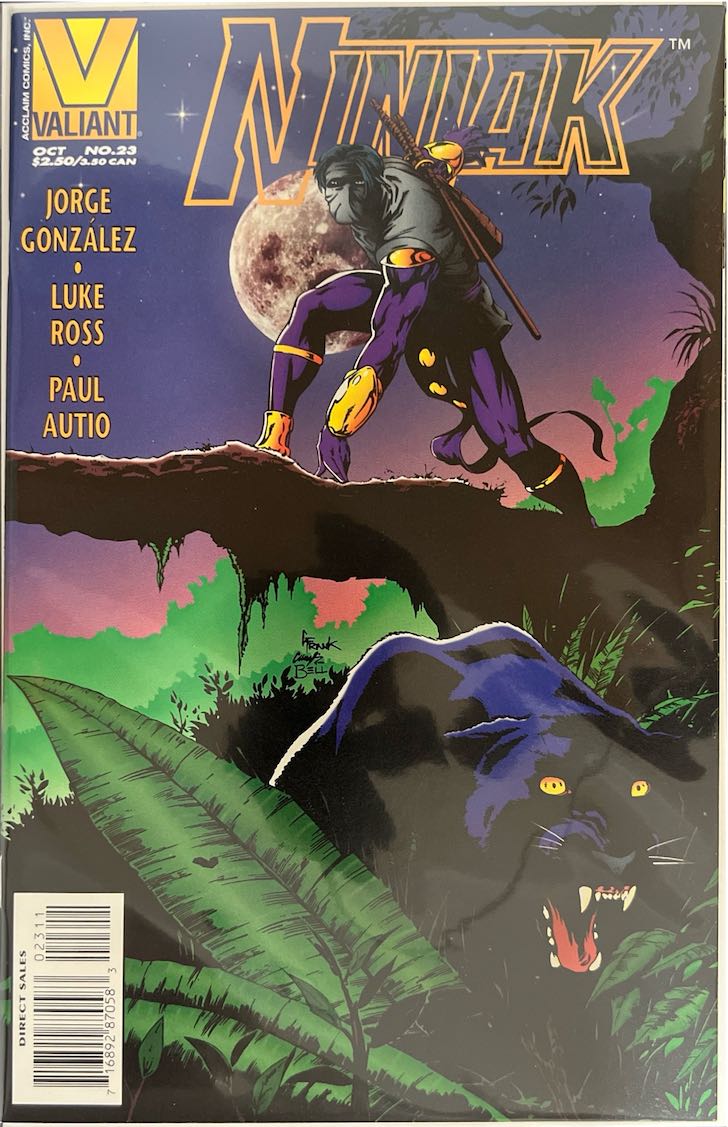 Ninjak, #023 (Valiant, 1995) - Direct Sales