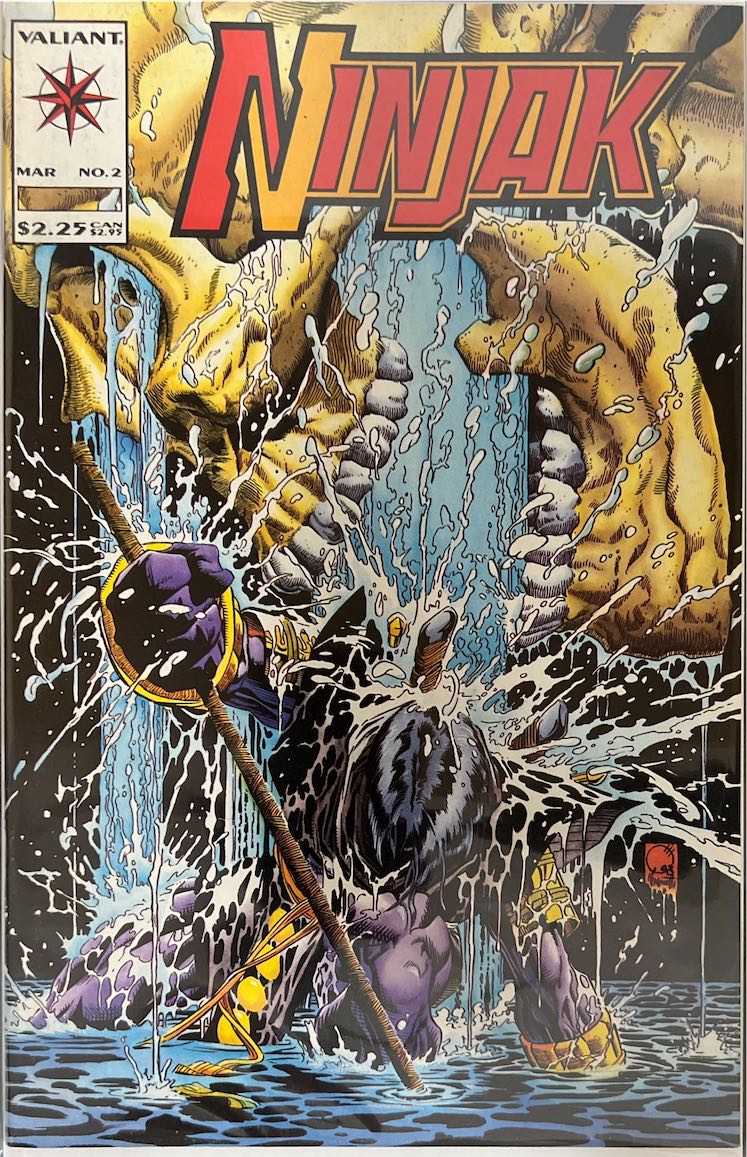 Ninjak, #002, The Shadow Wars (Valiant, 1994) - Direct Sales