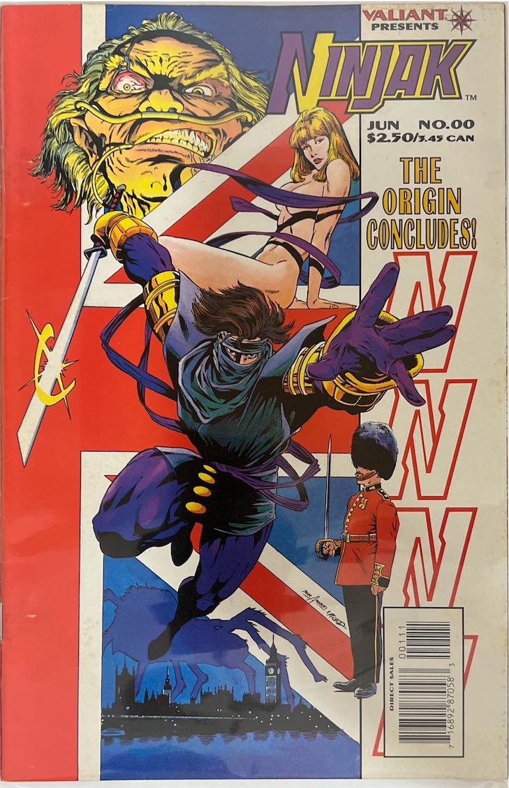 Ninjak, #000 - The Origin Concludes! (Valiant, 1994) - Direct Sales