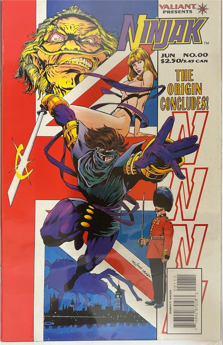 Ninjak, #000 (Valiant, 1994) - Direct Sales