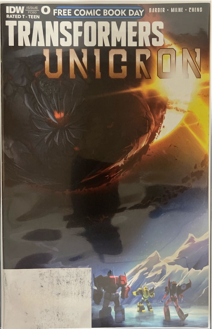 Transformers: Unicron, #000, Free Comic Book Day (IDW, 2018) - Standard Edition