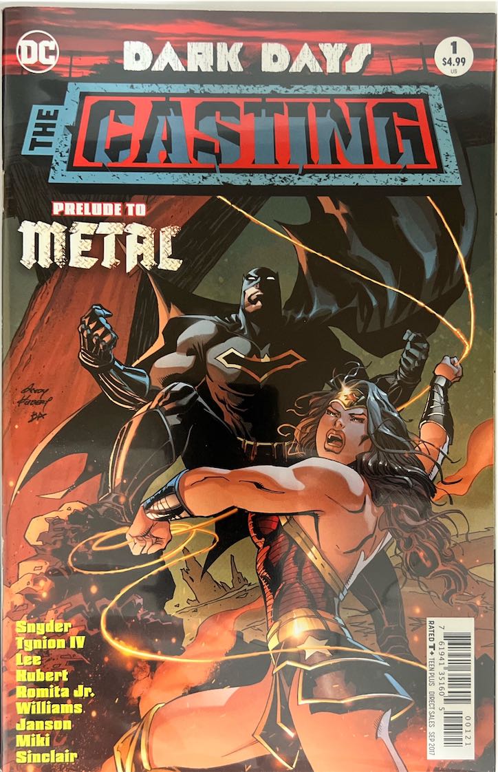 Dark Days: The Casting, #001, Prelude to Metal (DC Comics, 2017) - Direct Sales