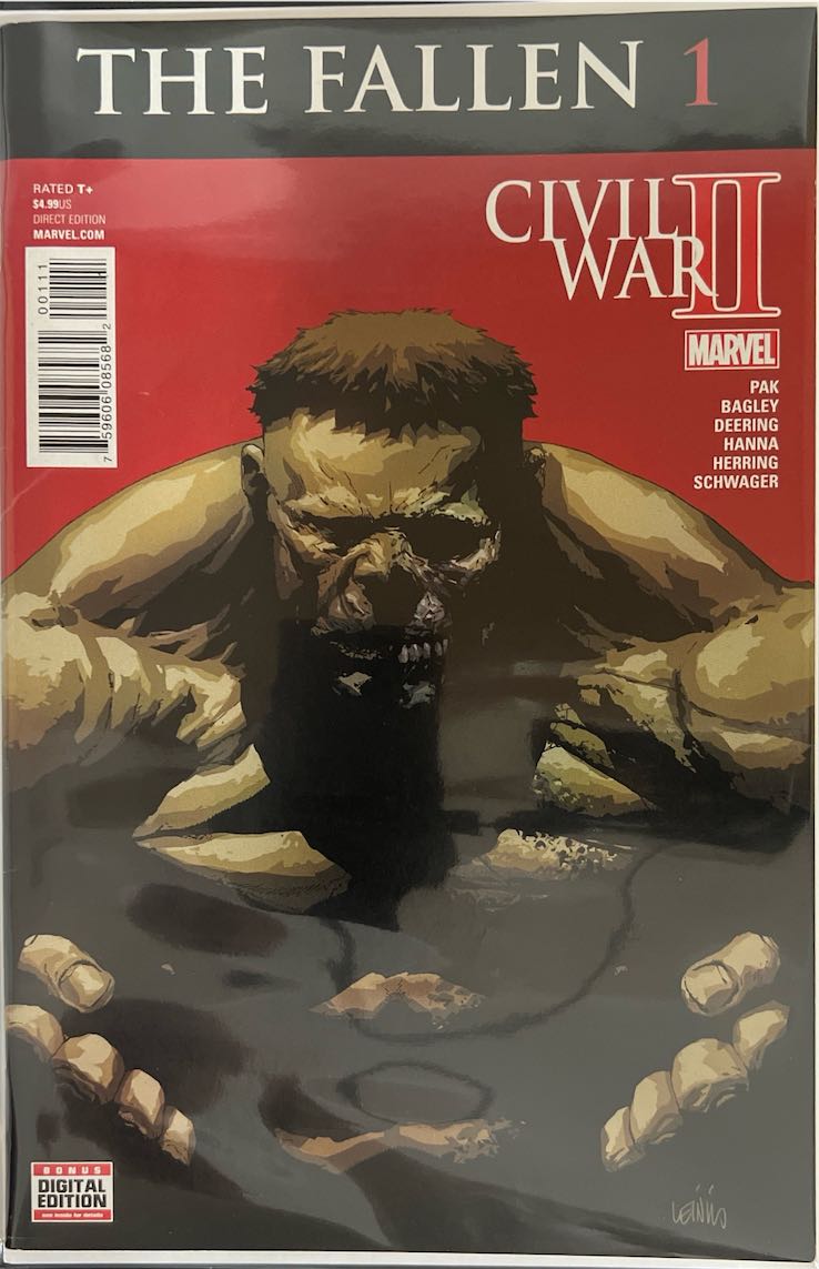 The Fallen, #001, Civil War II (Marvel, 2016) - Direct Edition