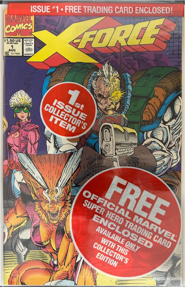 X-Force, #001, (Marvel Comics, 1991) - Direct Edition