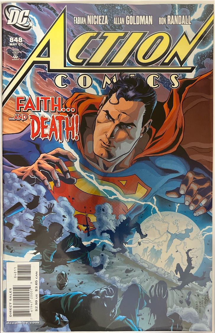 Action Comics, #848, Faith... and Death! (DC Comics, 2007) - Direct Sales