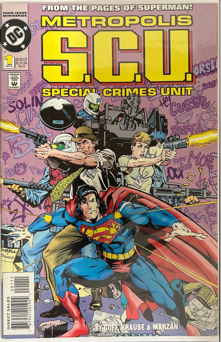 Metropolis S.C.U., #001, Special Crimes Unit (DC Comics, 1994) - Direct Sales