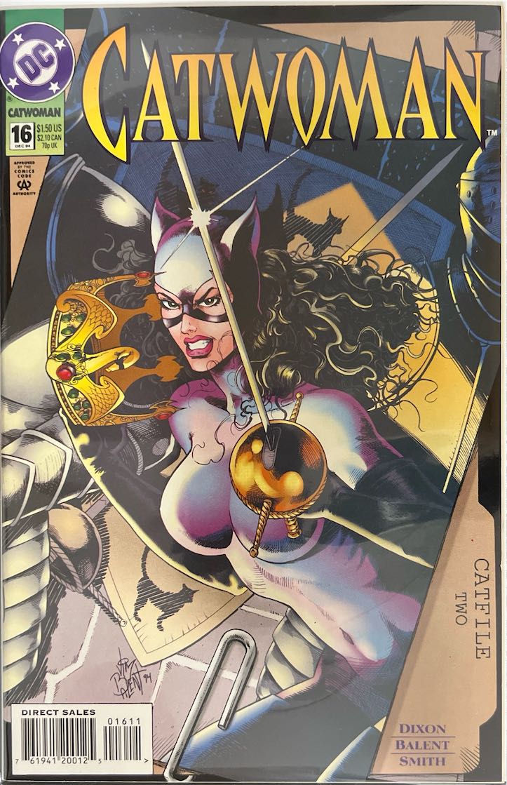 Catwoman, #016, Catfile Two (DC Comics, 1994) - Direct Sales